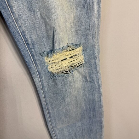 NWT Wildfox Carmen Low Rise Skinny Jeans Women's 30 Magic Trick Blue Distressed - Picture 8 of 15